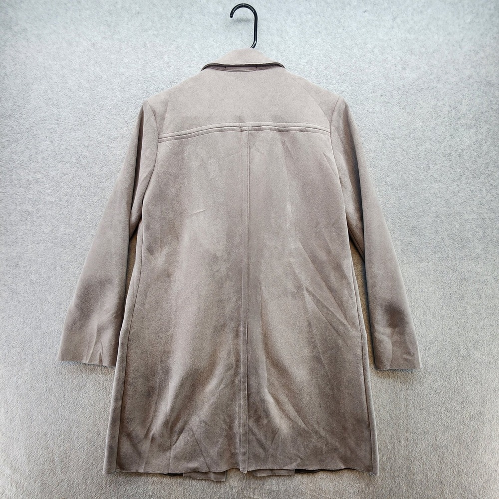 Potter's Pot Womens Open Front Coat Jacket, Drape Lightweight, Gray, Career - Picture 11 of 11